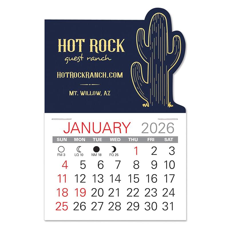 Cactus Standard Pad Value Stick Calendar