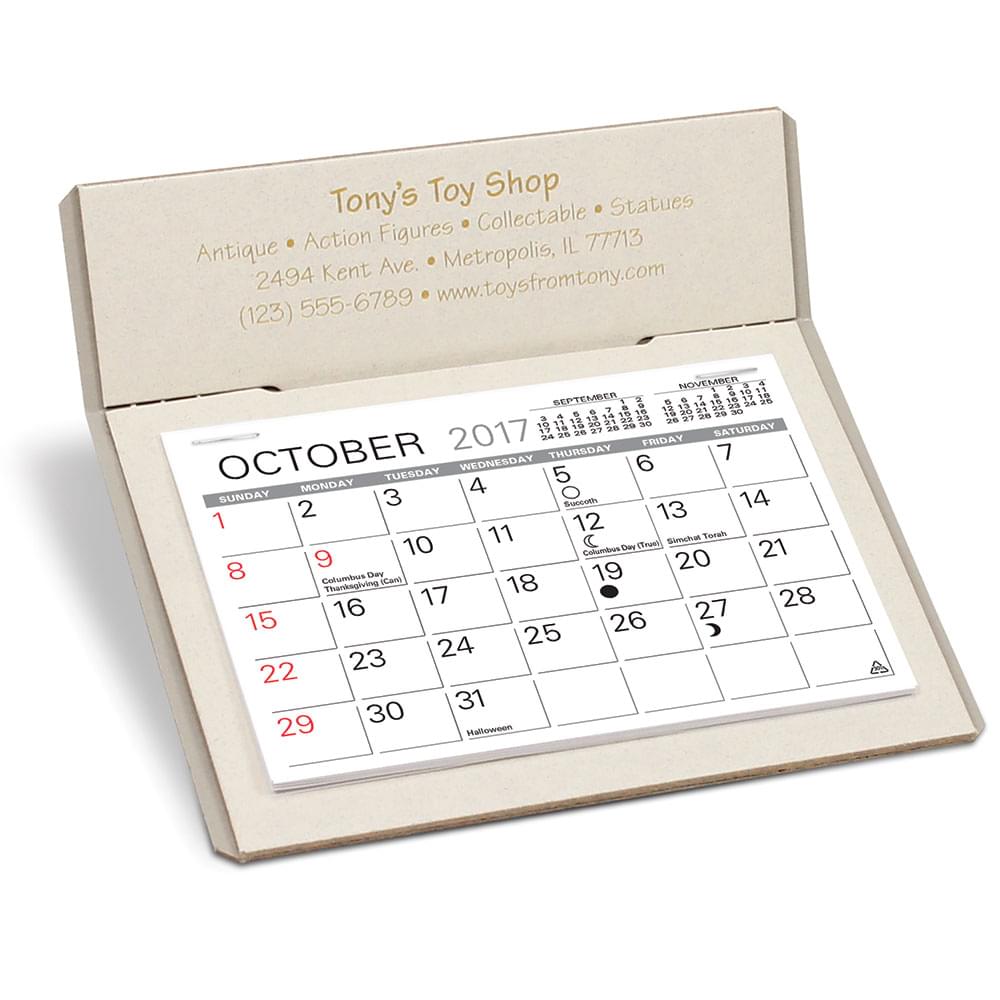 Natural Premier Desk Calendar