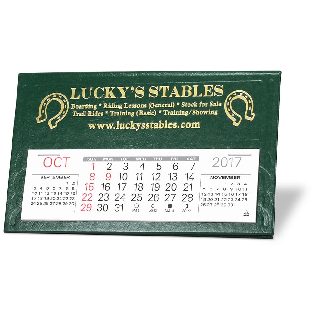 Norfolk Nu-Leth-R Desk Calendar