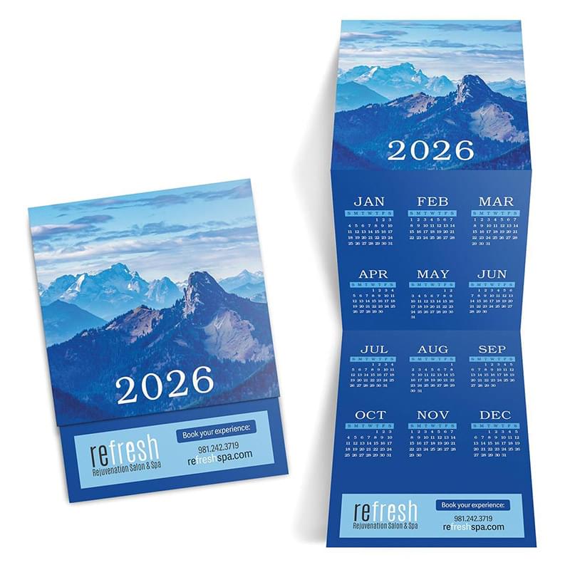 Landscape Trifold Calendar