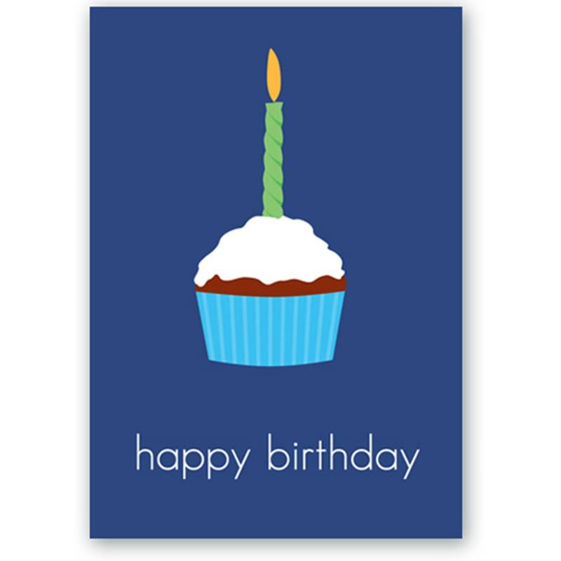 Birthday Cupcake Business Note Card - 3 sizes