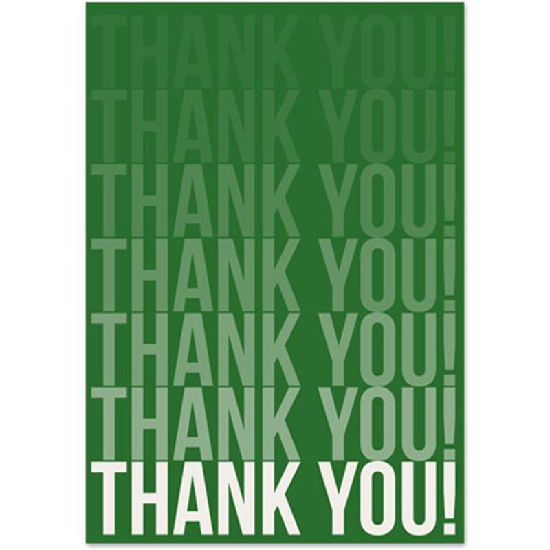 Thank You Words Business Note Card - 3 sizes