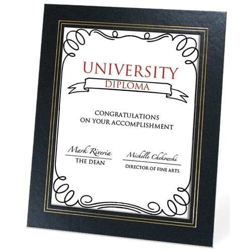 Deluxe Certificate Frame for 8 1/2"x11" Certificate
