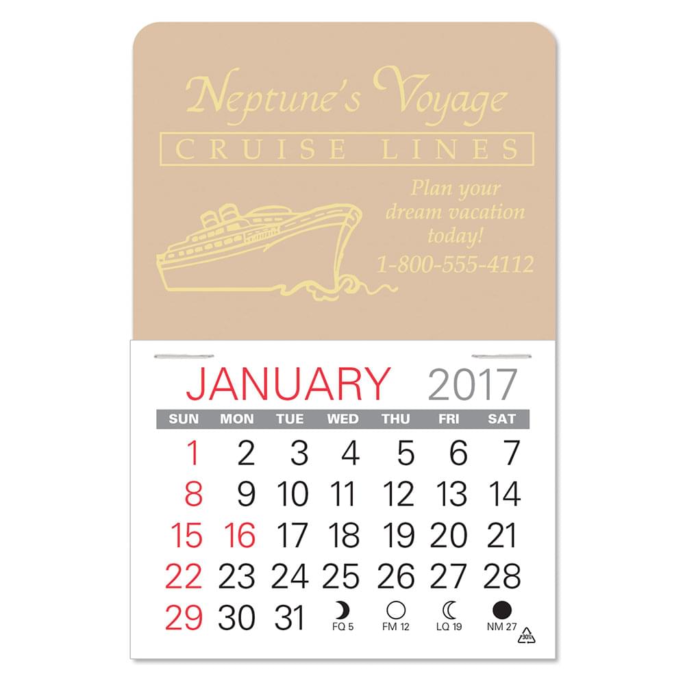 Traditional Standard Pad Value Stick Calendar