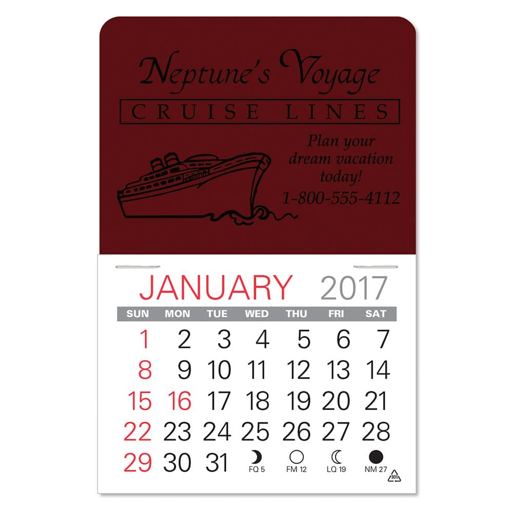 Traditional Standard Pad Value Stick Calendar