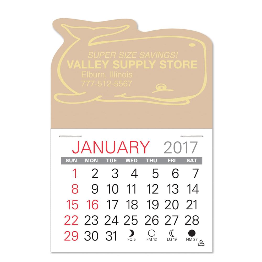 Whale Standard Pad Value Stick Calendar