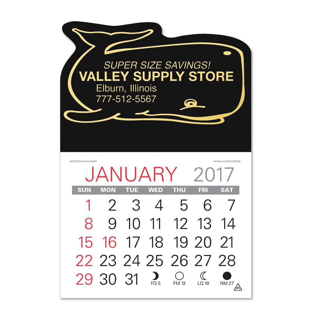 Whale Standard Pad Value Stick Calendar