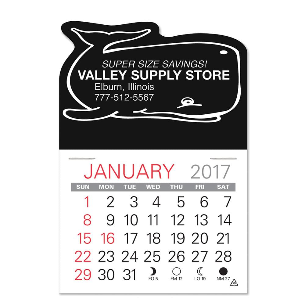 Whale Standard Pad Value Stick Calendar