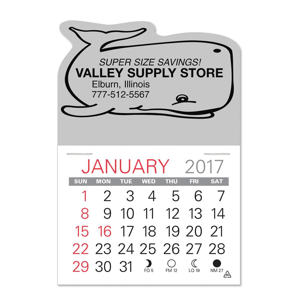 Whale Standard Pad Value Stick Calendar