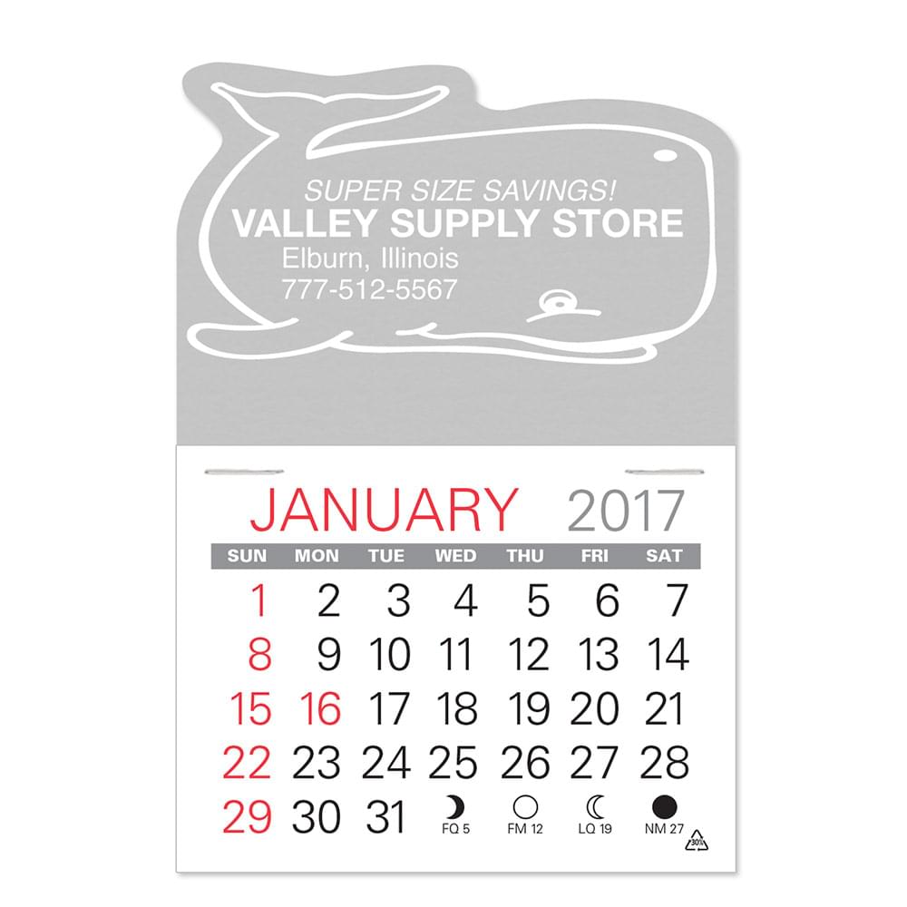 Whale Standard Pad Value Stick Calendar