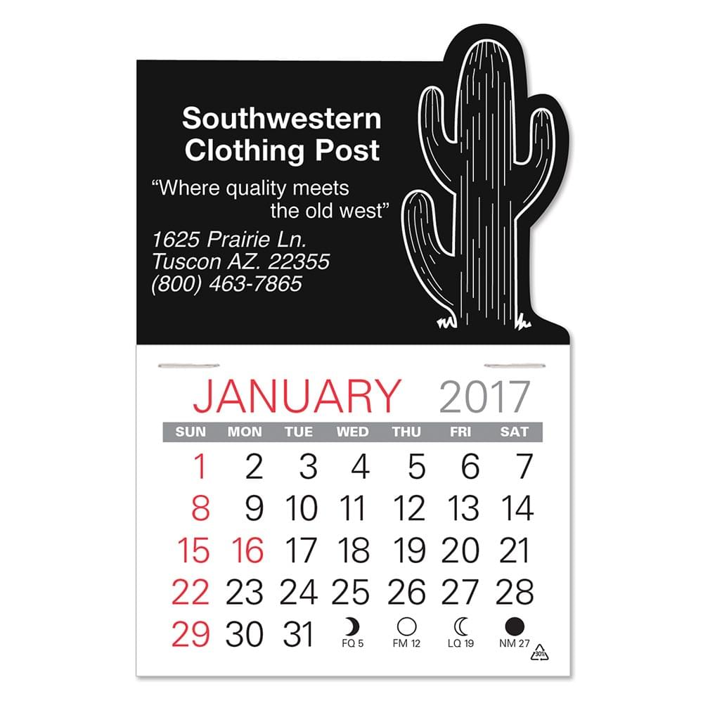 Cactus Standard Pad Value Stick Calendar