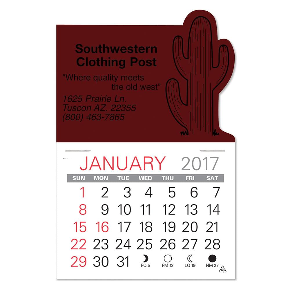Cactus Standard Pad Value Stick Calendar