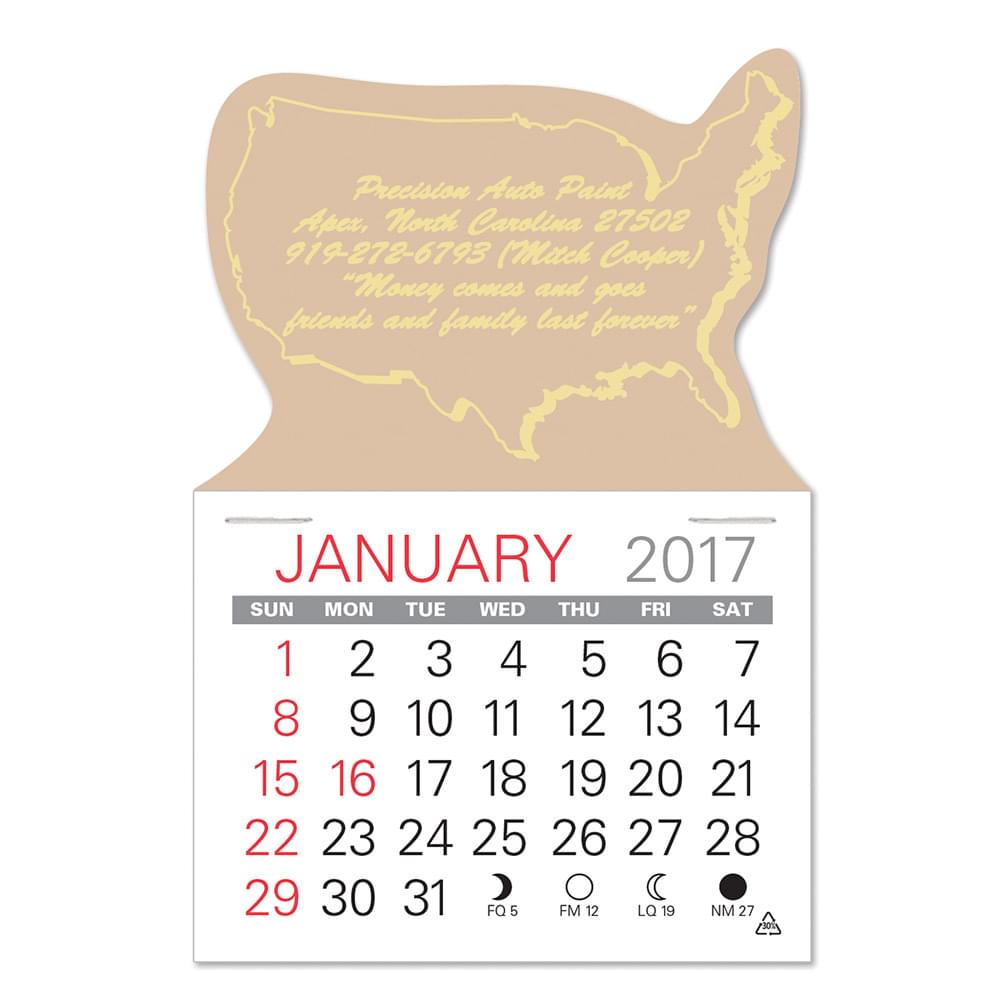 USA Standard Pad Value Stick Calendar