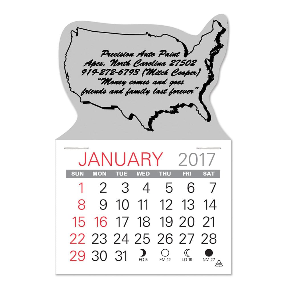 USA Standard Pad Value Stick Calendar