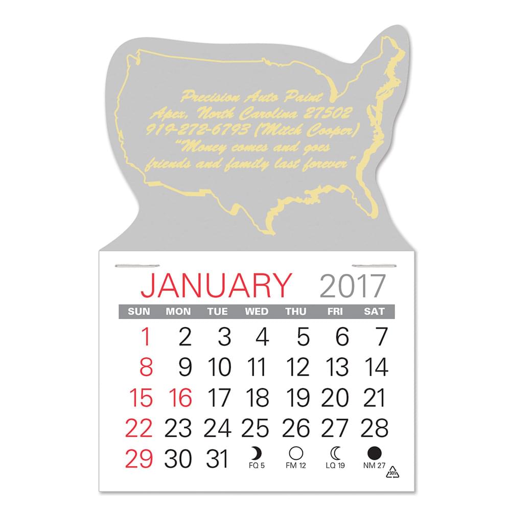 USA Standard Pad Value Stick Calendar