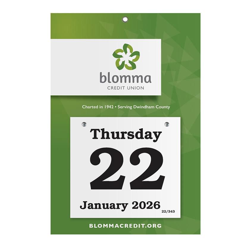 Daily Date Bookbound Calendar – 8-3/8" x 12-3/8"