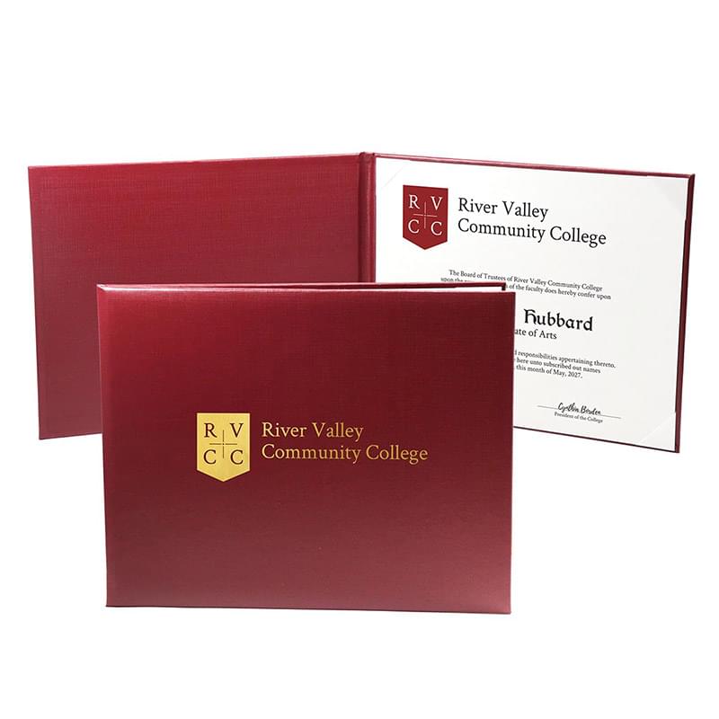 Deluxe Padded Certificate Folder for 8.5" x11"
