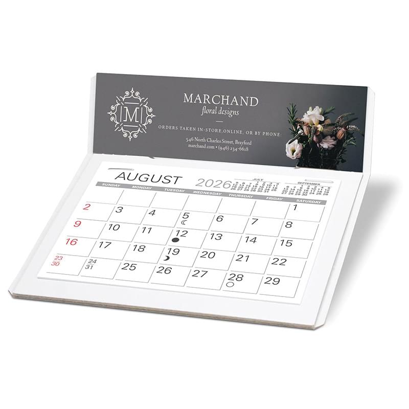 4-Color Imprint Desk Calendar