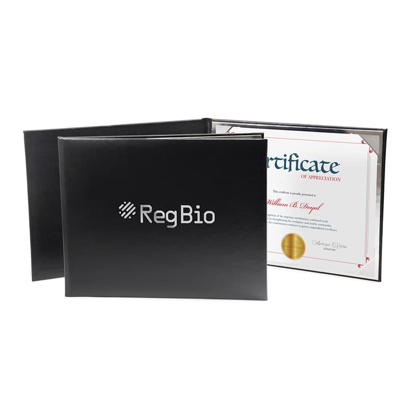Deluxe Padded Certificate Folder-for two 8"x10"