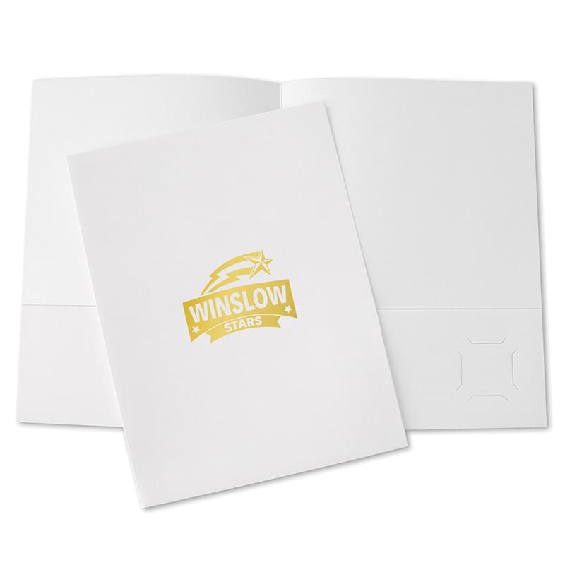 Budget Pocket Folder - Foil Stamped