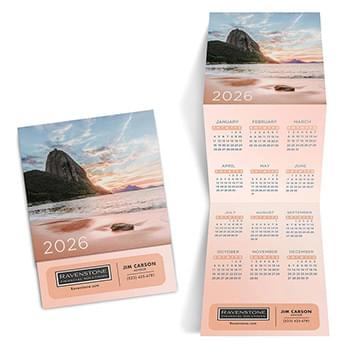 Beach Trifold Calendar