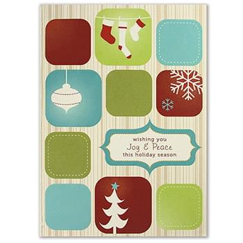 Classic-Vintage Chic Holiday Greeting Card