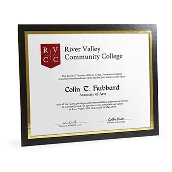 Mat Certificate Frame for 8"x10" Certificate