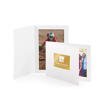 White Photo Folder - 5"x7"