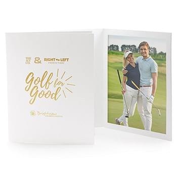 White Photo Folder - 8"x10"