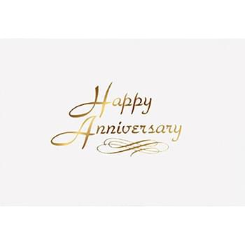 Happy Anniversary Business Note Card (3 1/2"x5")
