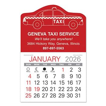 Taxi Standard Pad Value Stick Calendar