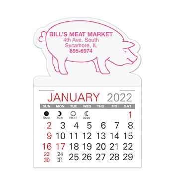 Pig Standard Pad Value Stick Calendar