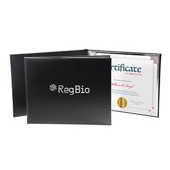 Deluxe Padded Certificate Folder-for two 8"x10"