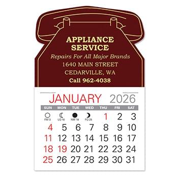 Telephone Standard Pad Value Stick Calendar