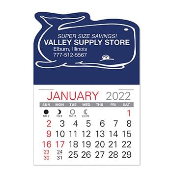 Whale Standard Pad Value Stick Calendar