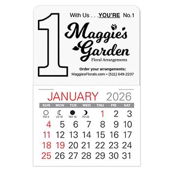 Value Stick Calendar - #1 Shape