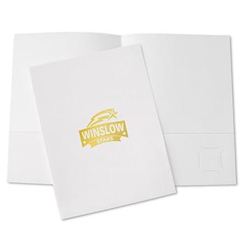Budget Pocket Folder - Foil Stamped