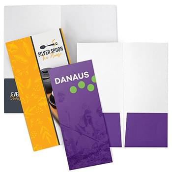 Digital Print Mini Pocket Folder - Standard White Paper