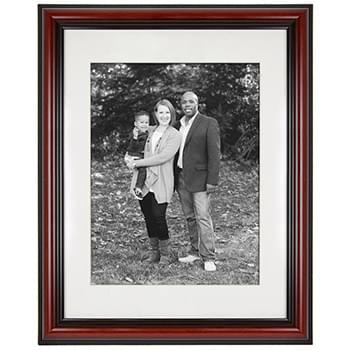 Framed Mat Board Picture Frame (8.5"x11" Photo)
