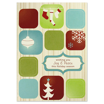 Wishing You Joy & Peace Holiday Greeting Card (5"x7")